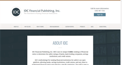 Desktop Screenshot of idcfp.com